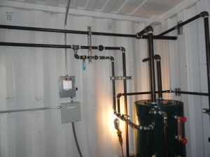 Self contained boiler room